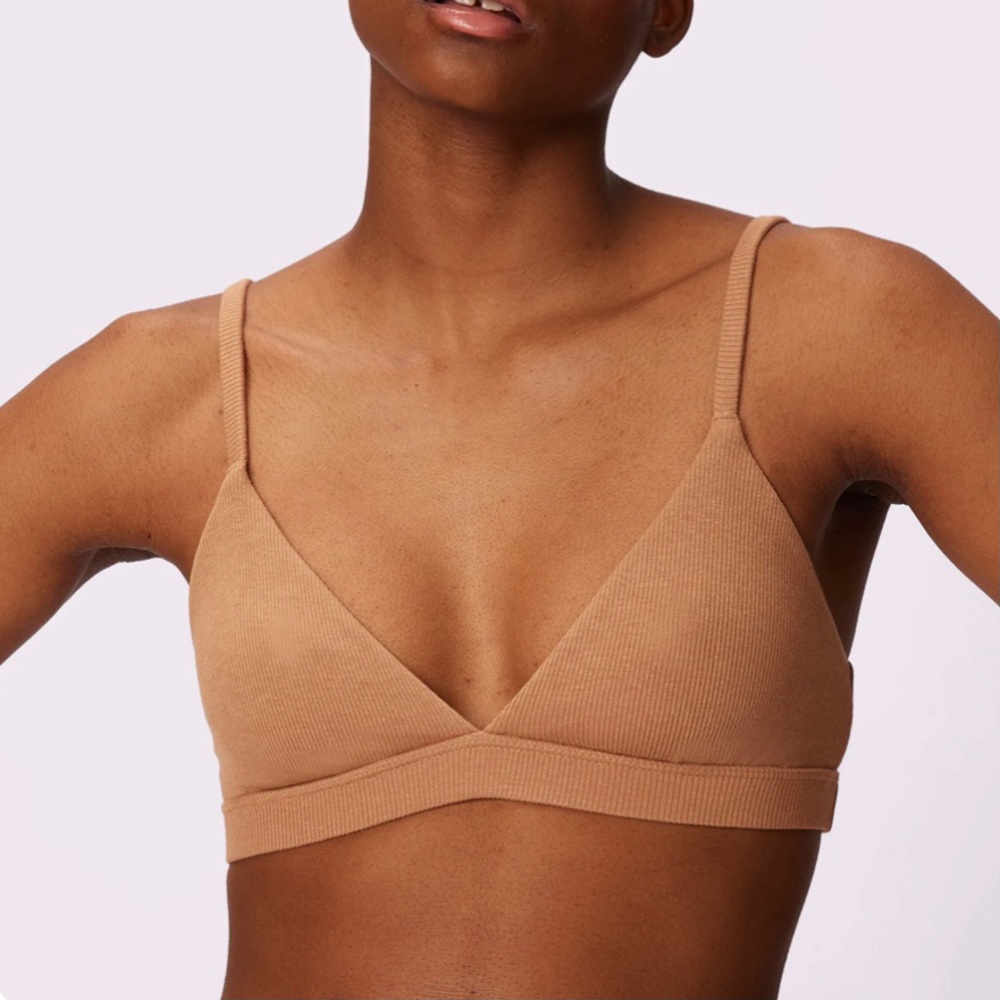 Parade Triangle Bralette Lush Rib "Teddy" S